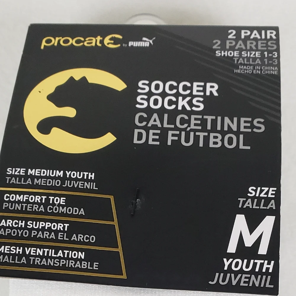 Puma Procat Performance Soccer Socks 2 Pairs!